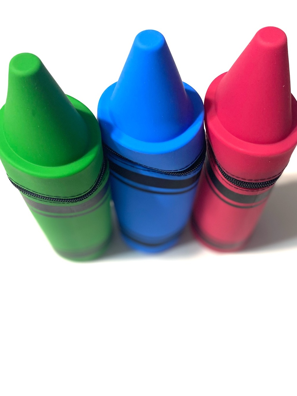 Green Crayon Shaped Pencil Case - Picture 5 of 5